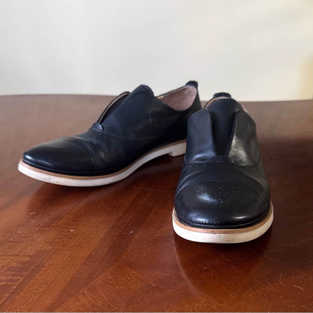 PIKOLINOS Black Leather Flats